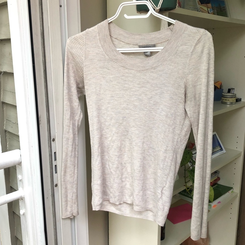 Heathered Cream Long Sleeve 💕